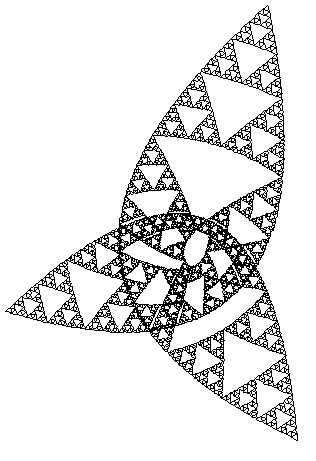 [Picture: A Knot in the Sierpinski Triangle]
